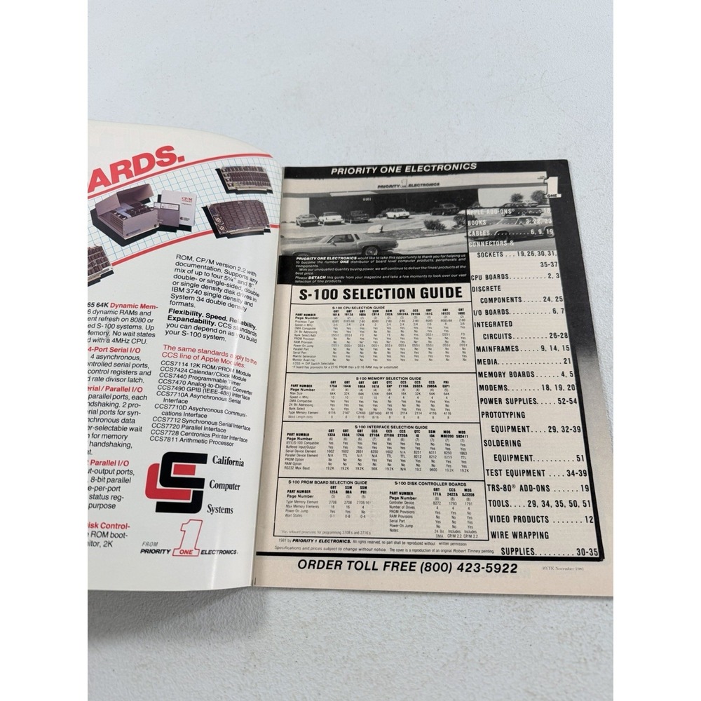 Priority One Electronics Fall 1981‎ Catalog Engineering Selection - Picture 2 of 6